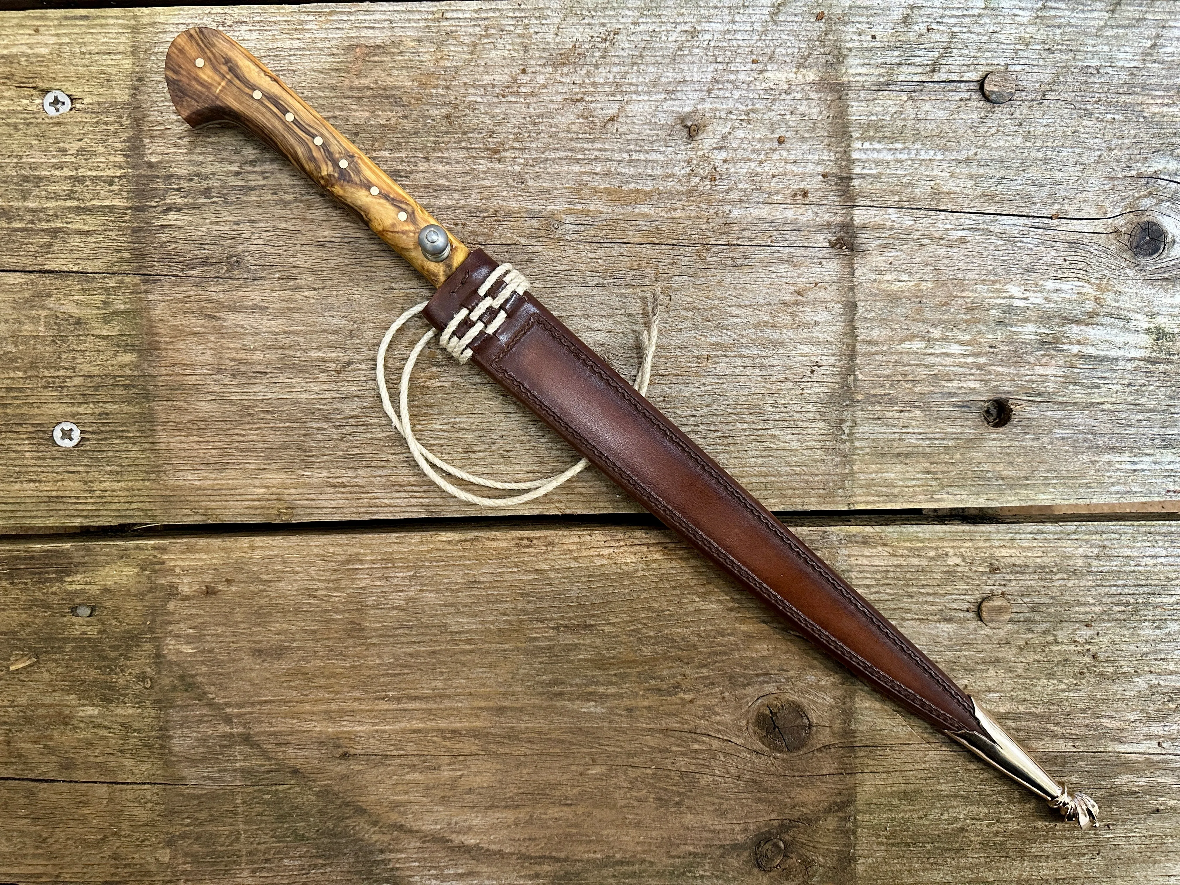 16th Century Swiss German Rugger with spalted Box wood grip  - SOLD