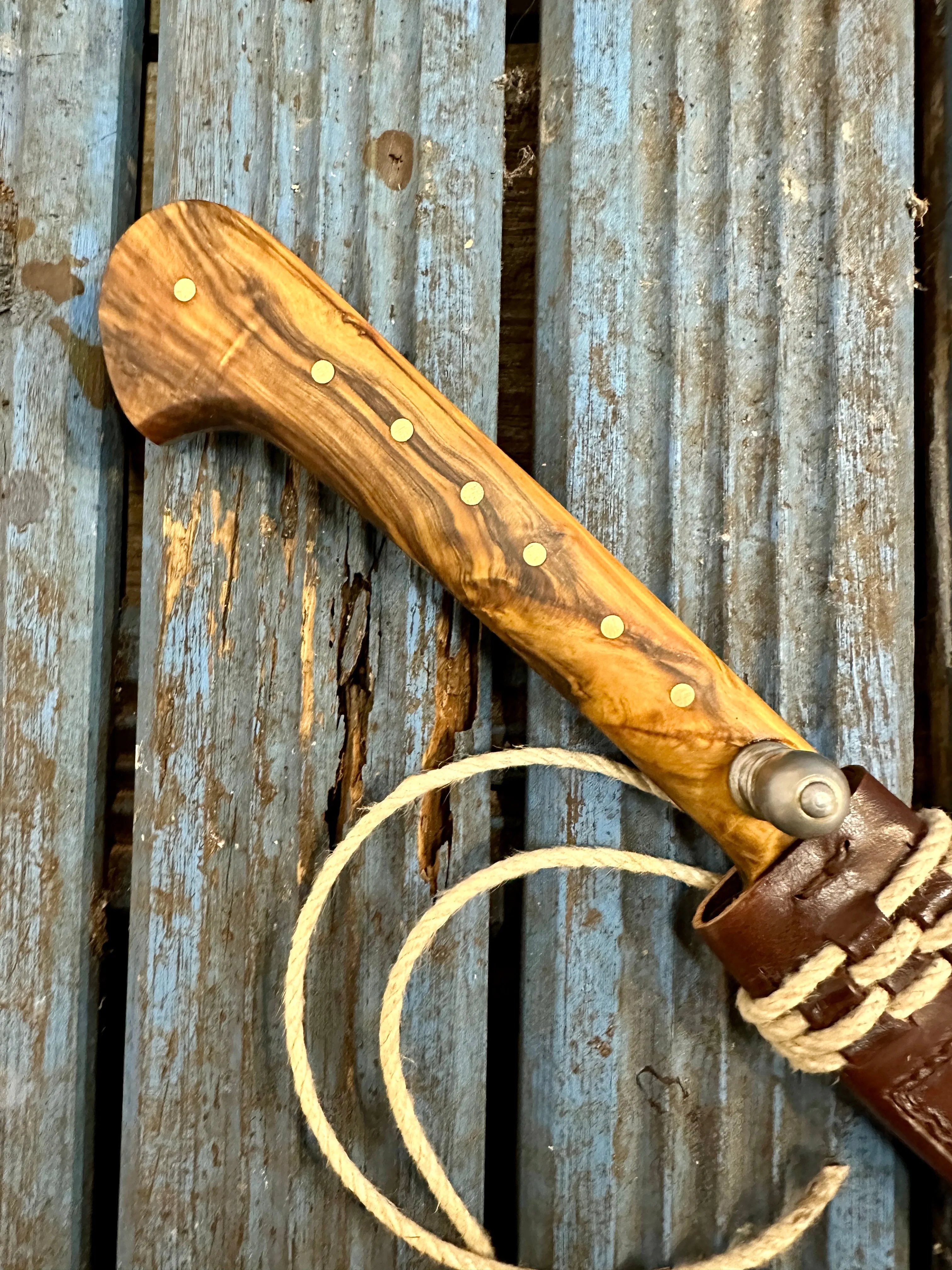 16th Century Swiss German Rugger with spalted Box wood grip  - SOLD