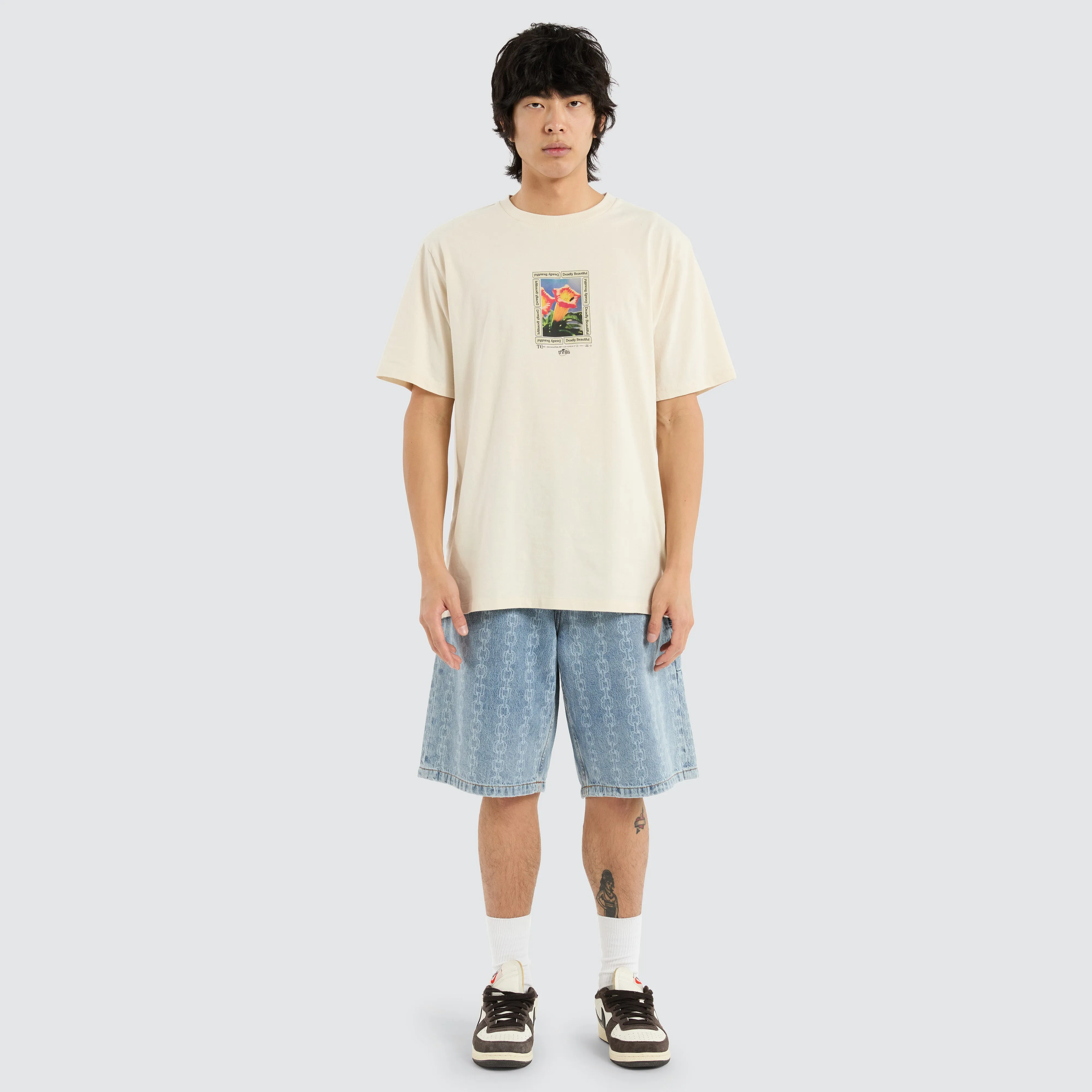 Chain Reaction Slacker Jorts Faded Rinse Indigo