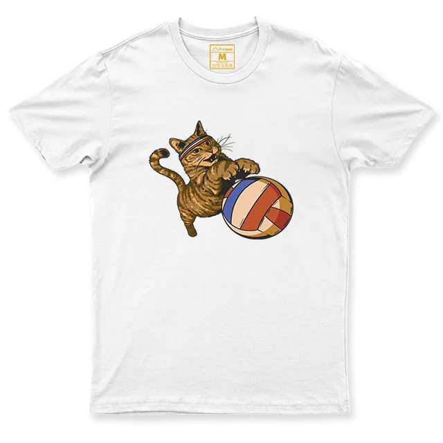 Drifit Shirt: Cat Volleyball