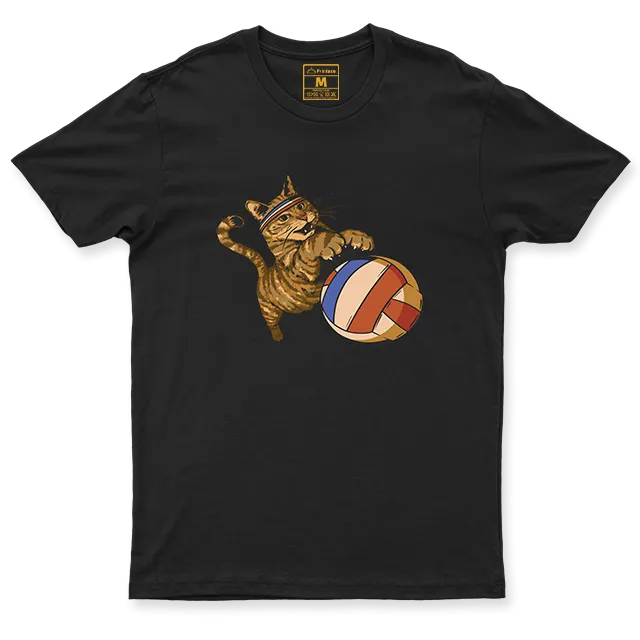 Drifit Shirt: Cat Volleyball