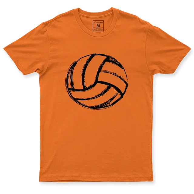 Drifit Shirt: Volleyball Brush
