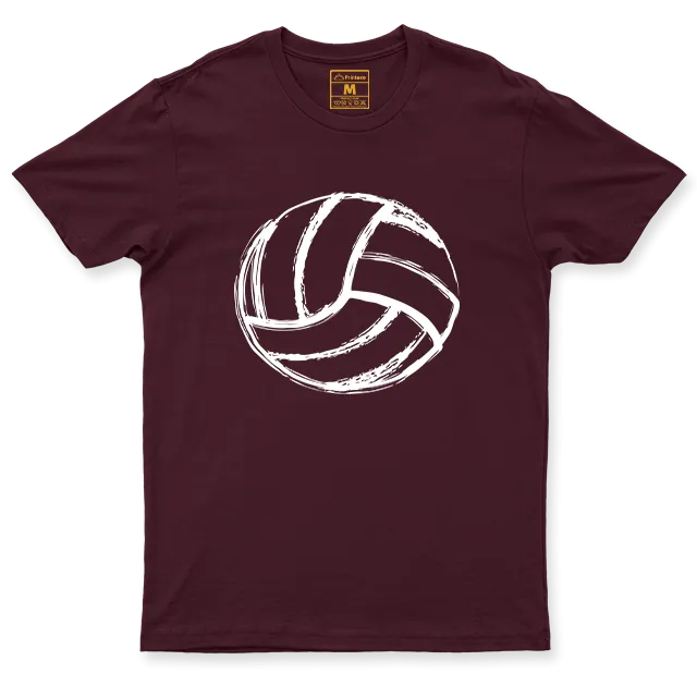 Drifit Shirt: Volleyball Brush