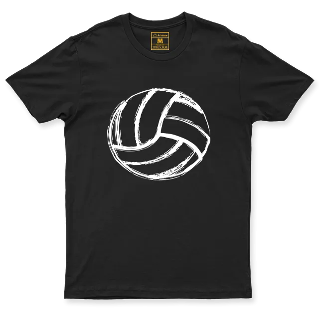 Drifit Shirt: Volleyball Brush