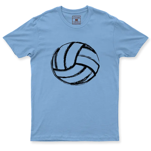 Drifit Shirt: Volleyball Brush
