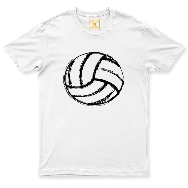 Drifit Shirt: Volleyball Brush