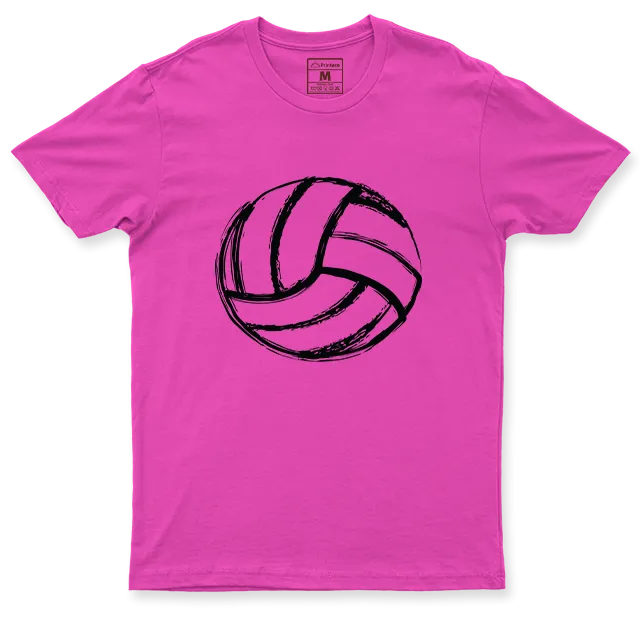 Drifit Shirt: Volleyball Brush
