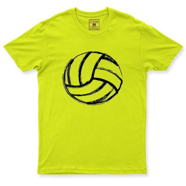 Drifit Shirt: Volleyball Brush