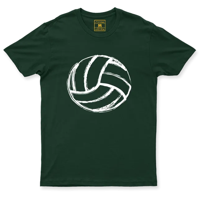 Drifit Shirt: Volleyball Brush