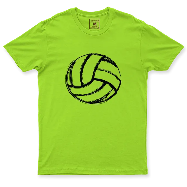Drifit Shirt: Volleyball Brush