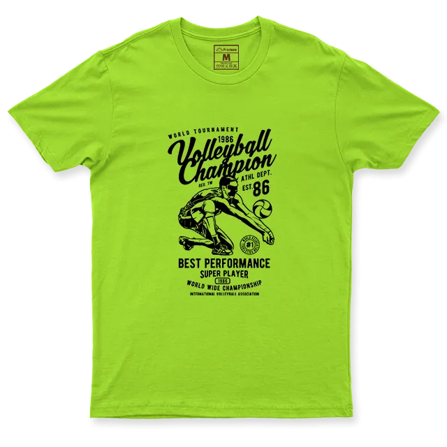 Drifit Shirt: Volleyball Champions