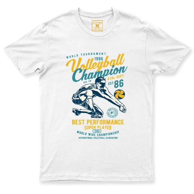 Drifit Shirt: Volleyball Champions