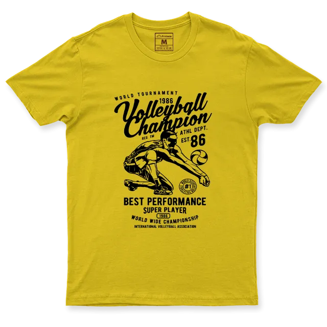 Drifit Shirt: Volleyball Champions