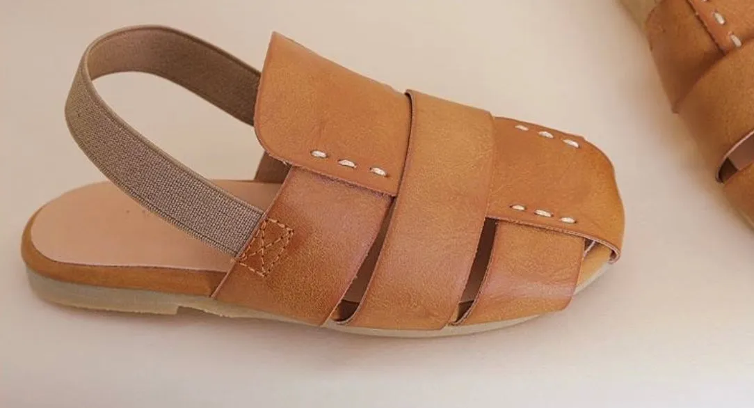 Leather sandals
