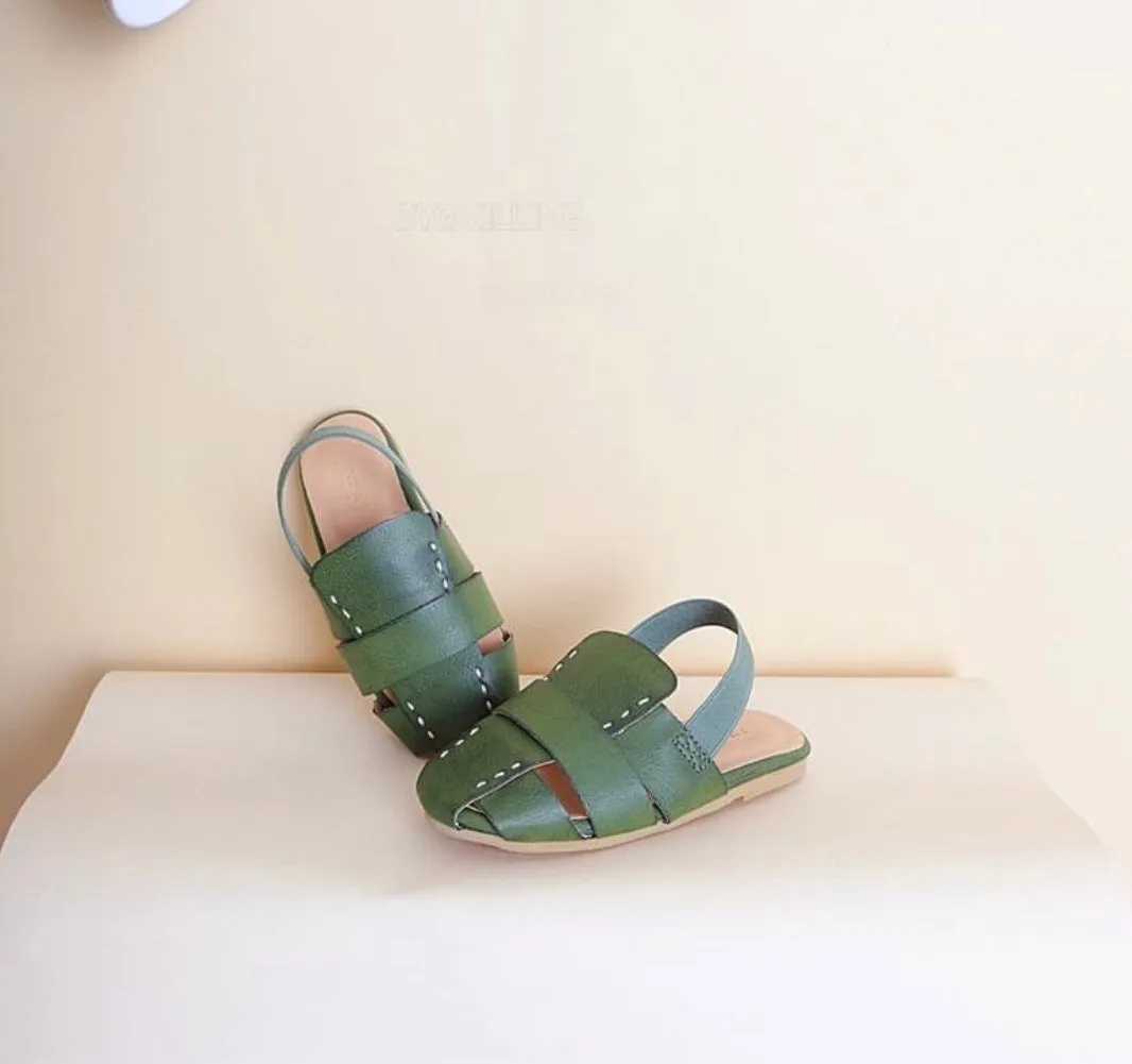 Leather sandals