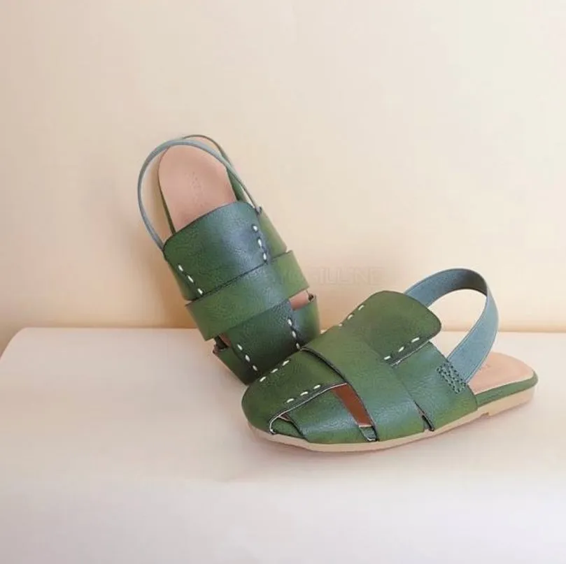 Leather sandals
