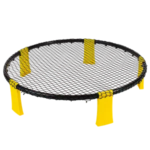 Lightweight Mini Volleyball Set with Adjustable Net, 3 Balls, Pump