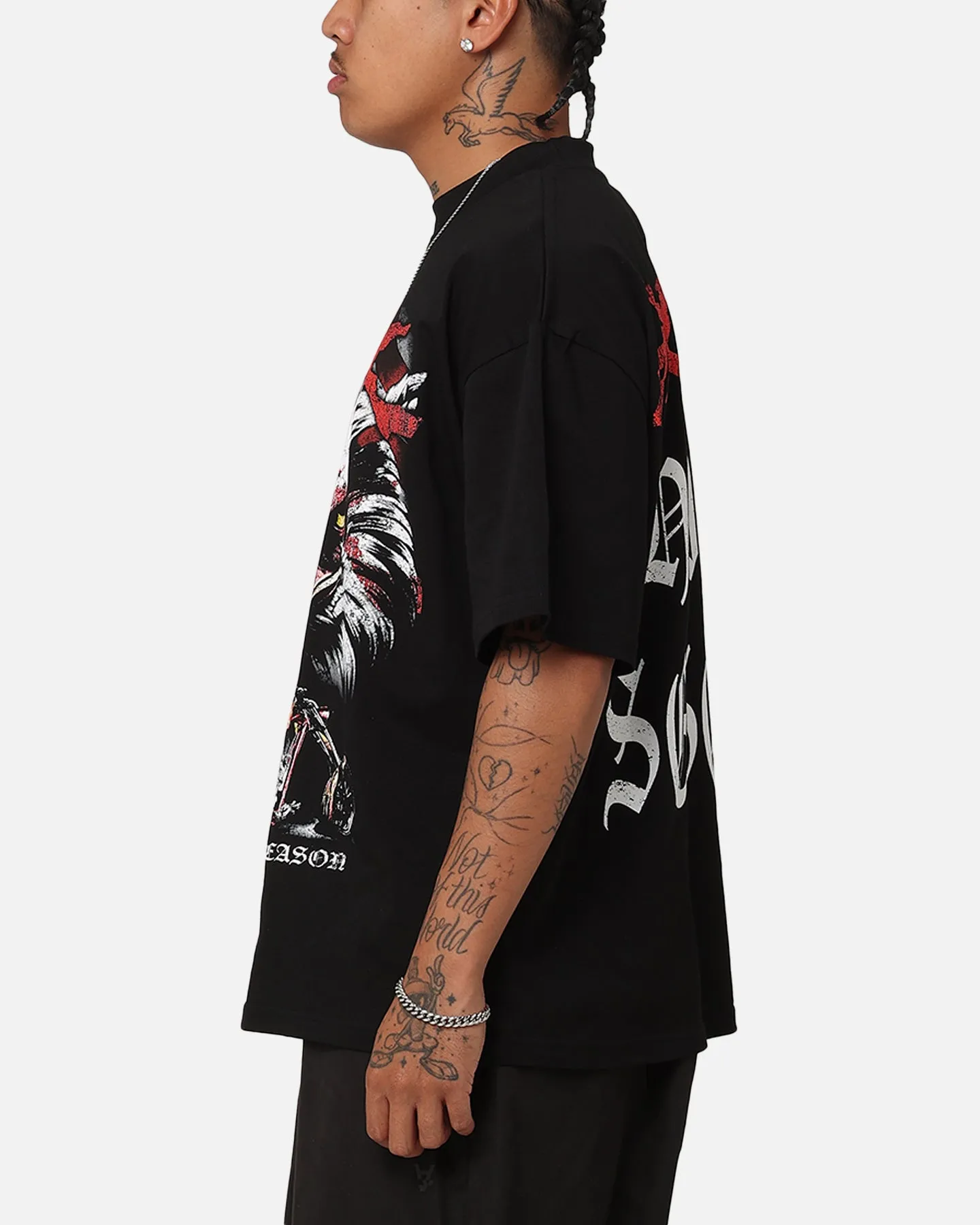 Loiter Choppa Season Vintage T-Shirt Black