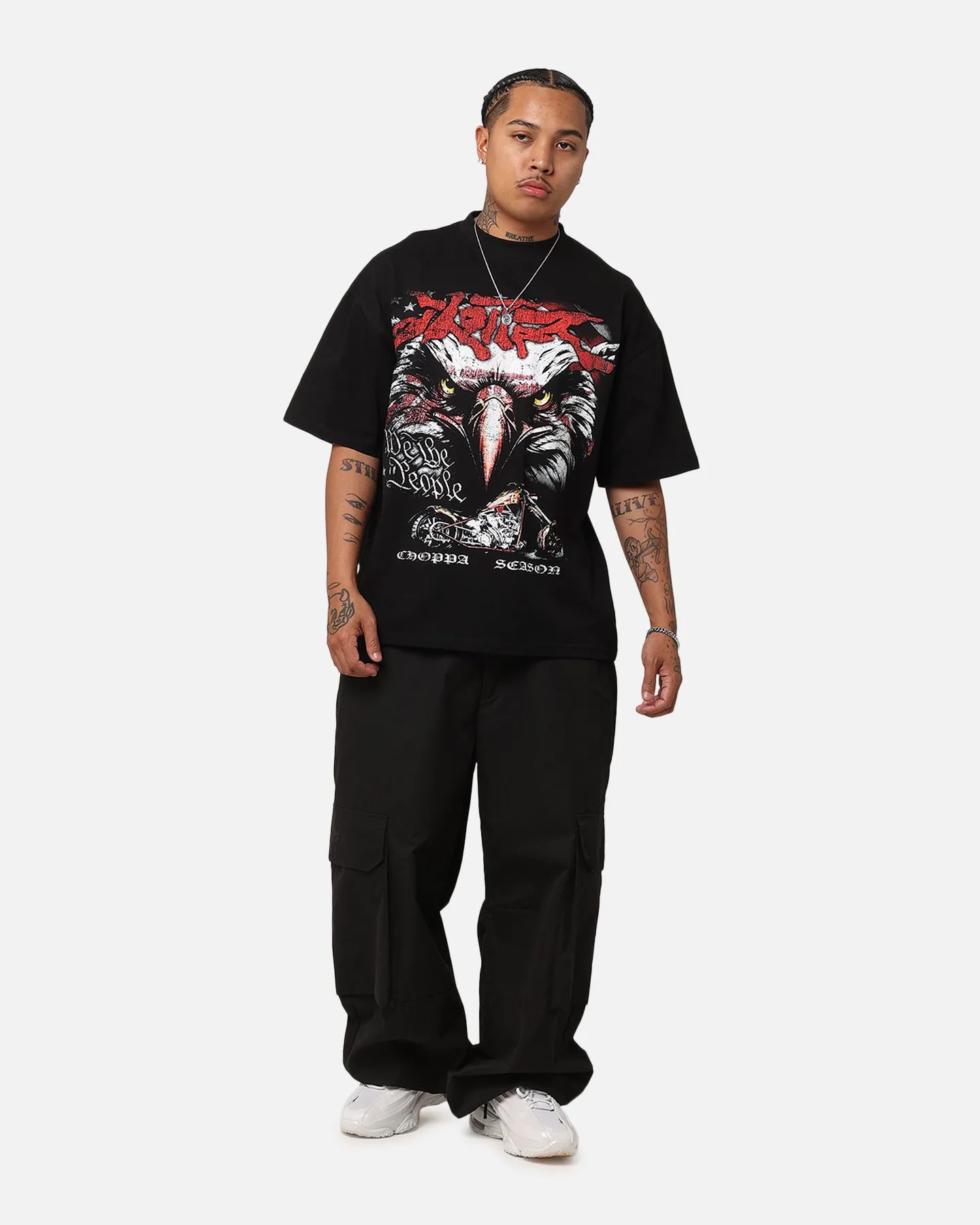 Loiter Choppa Season Vintage T-Shirt Black