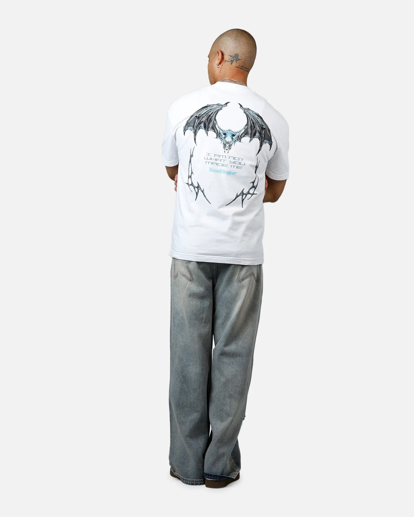 Loiter Chrome Deceiver Vintage T-Shirt White