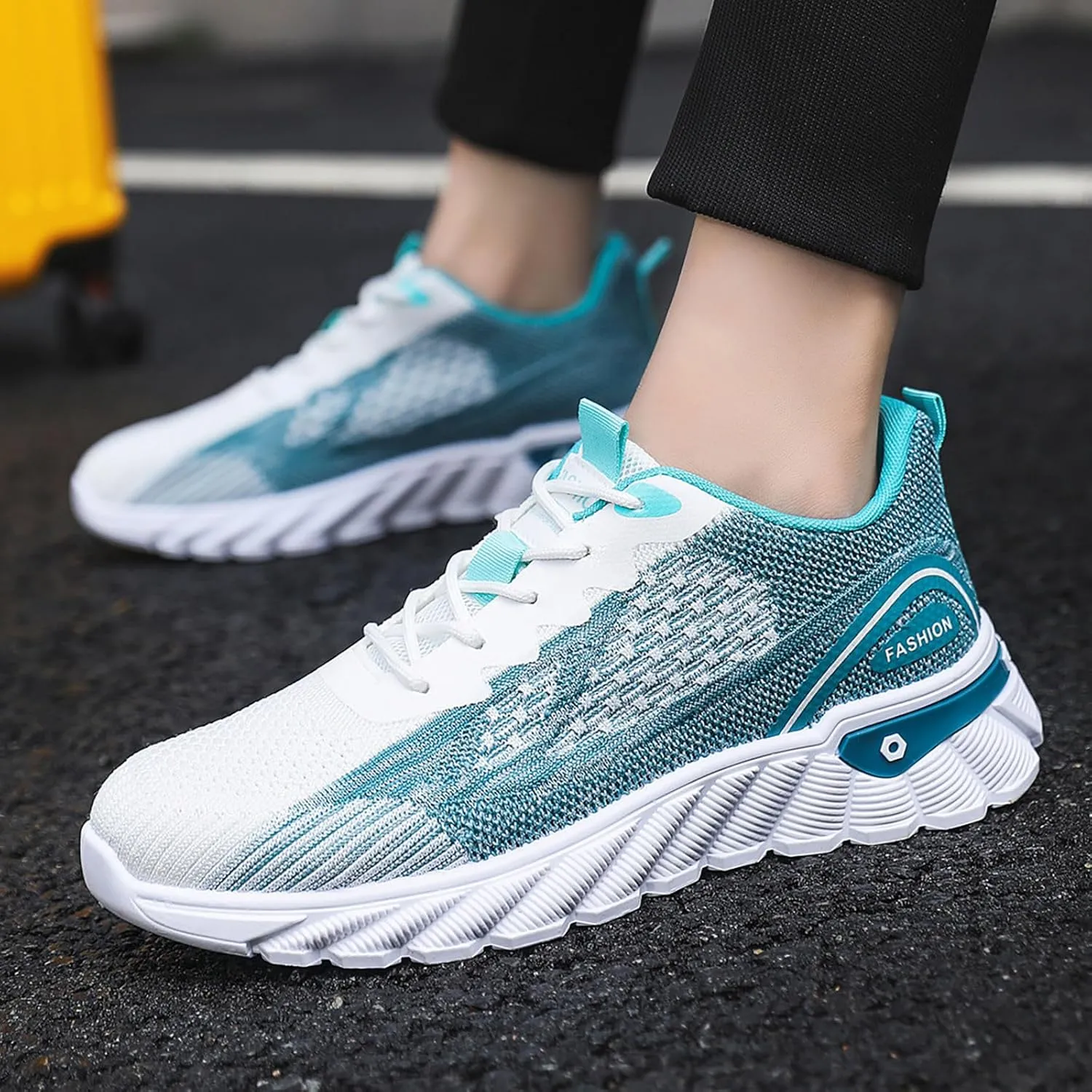 Mens Walking Shoes,Ultra Lightweight Breathable Tennis Running Shoes Mesh Non Slip Casual Comfortable Fashion Sneakers Work Gym Workout Athletic Sport Cuhioning Trainers Summer Spring