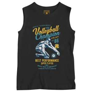 Sleeveless Drifit Shirt: Volleyball Champions