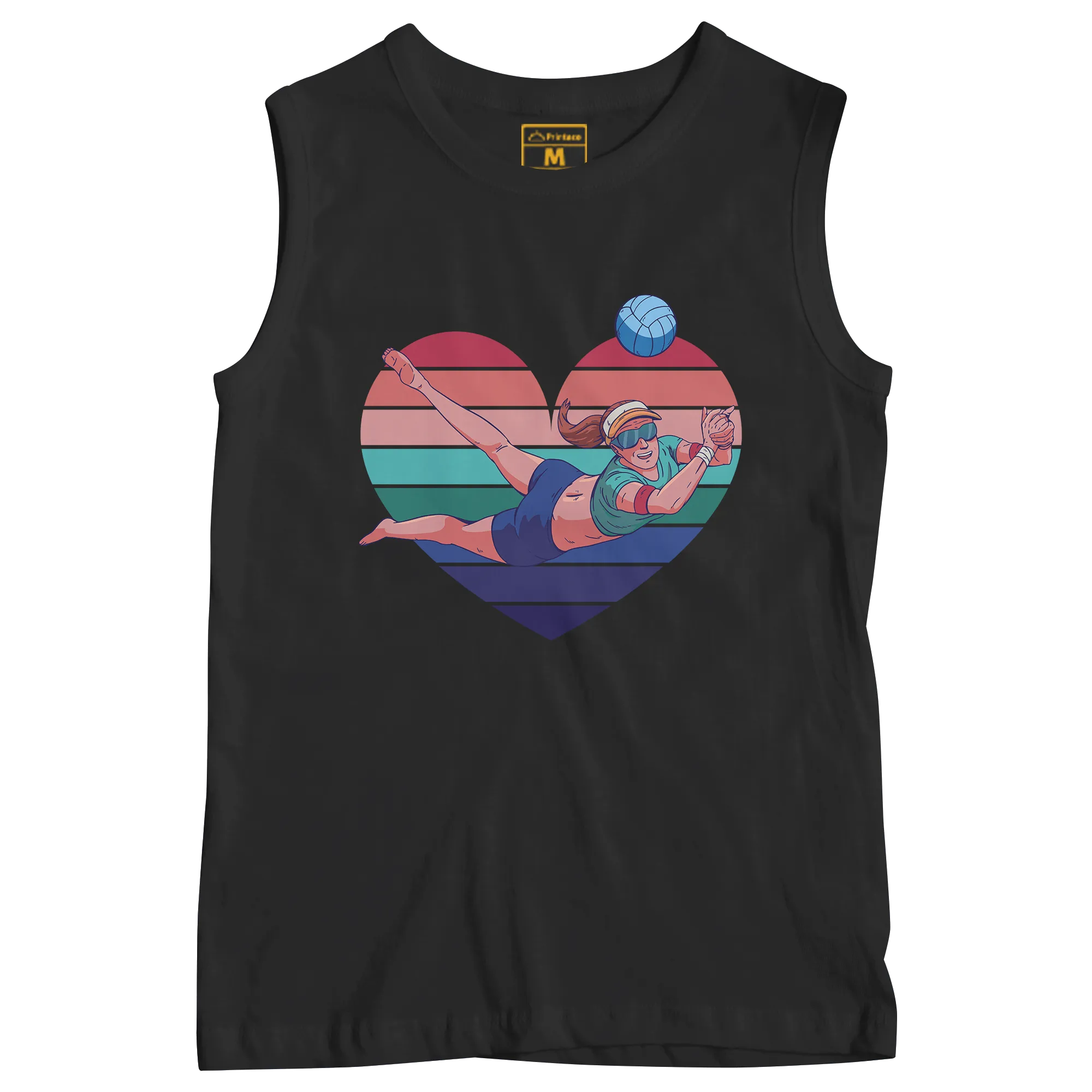 Sleeveless Drifit Shirt: Volleyball Dig