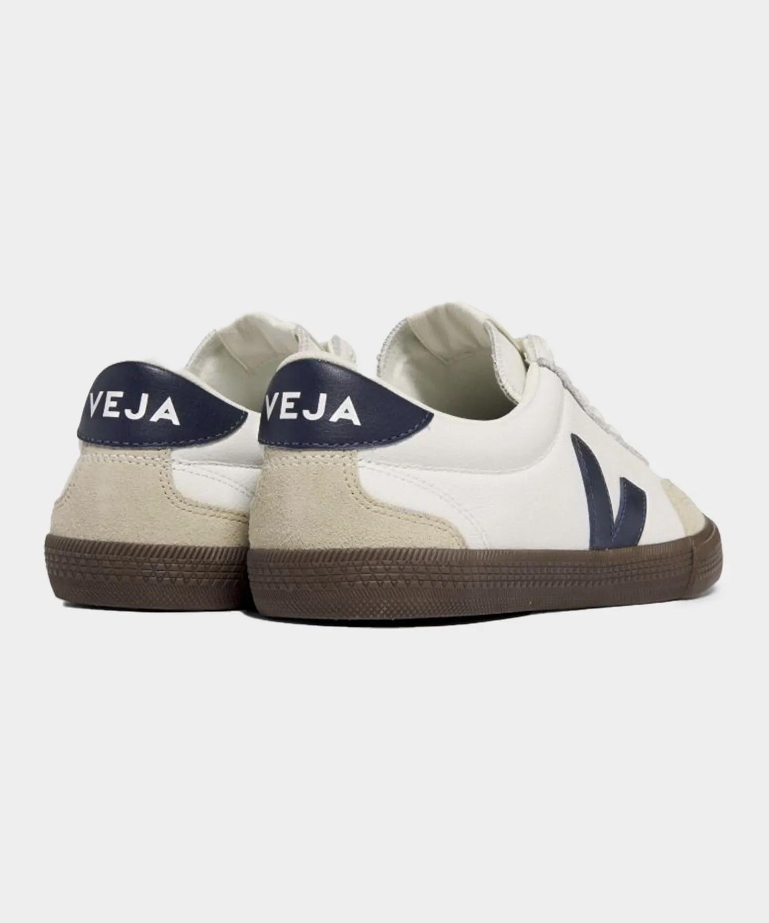 Veja Volley Leather Sneaker in Nautico   Bark