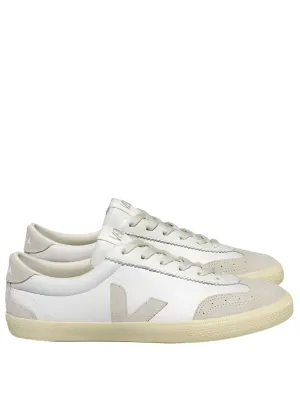 Volley Leather in White/Natural