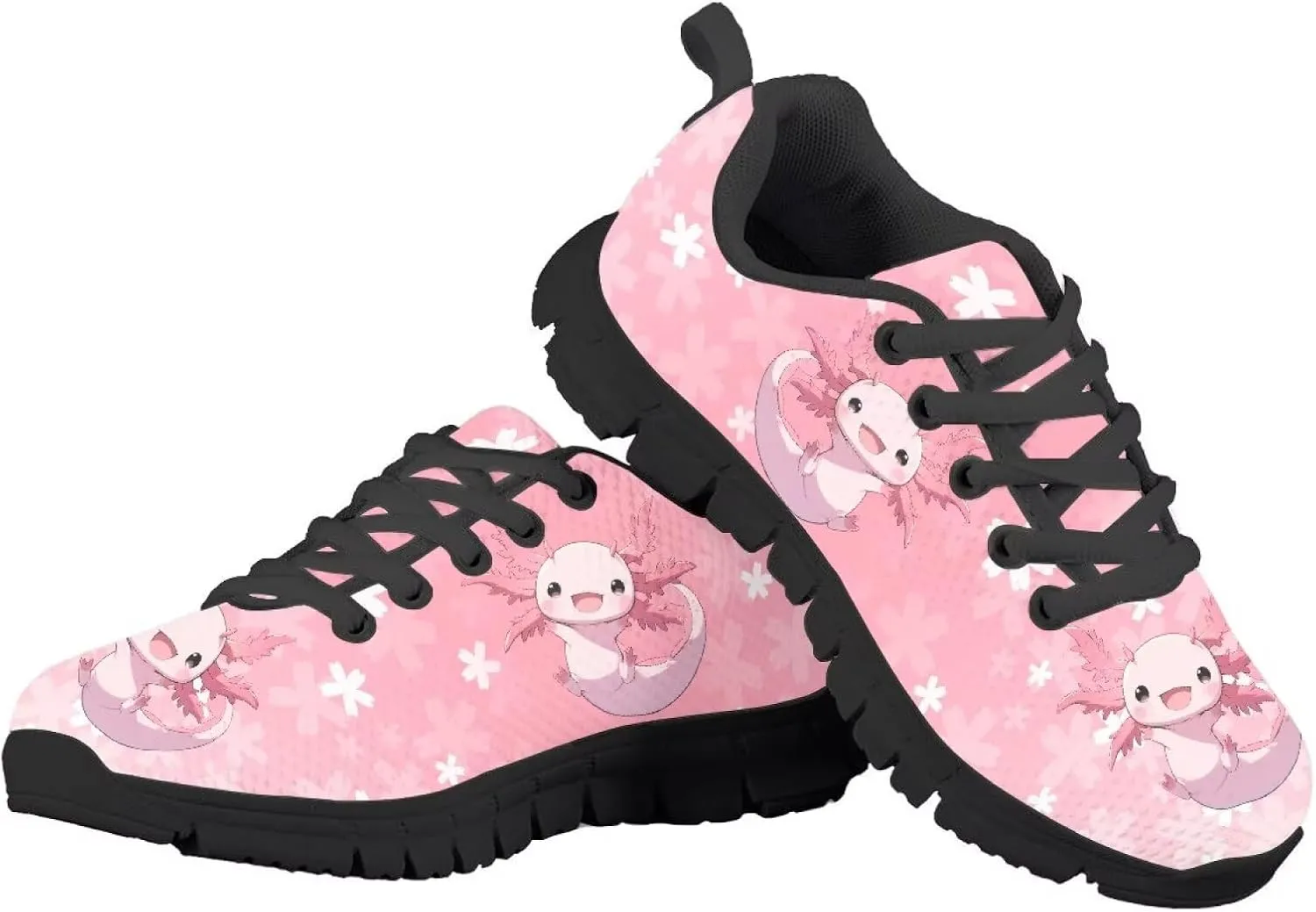 Yzaoxia Girls Tennis Shoes Athletic Running Sneakers Lace Up Mesh Sport Shoes School Gym Outdoor Footwear Size 11-Size 5