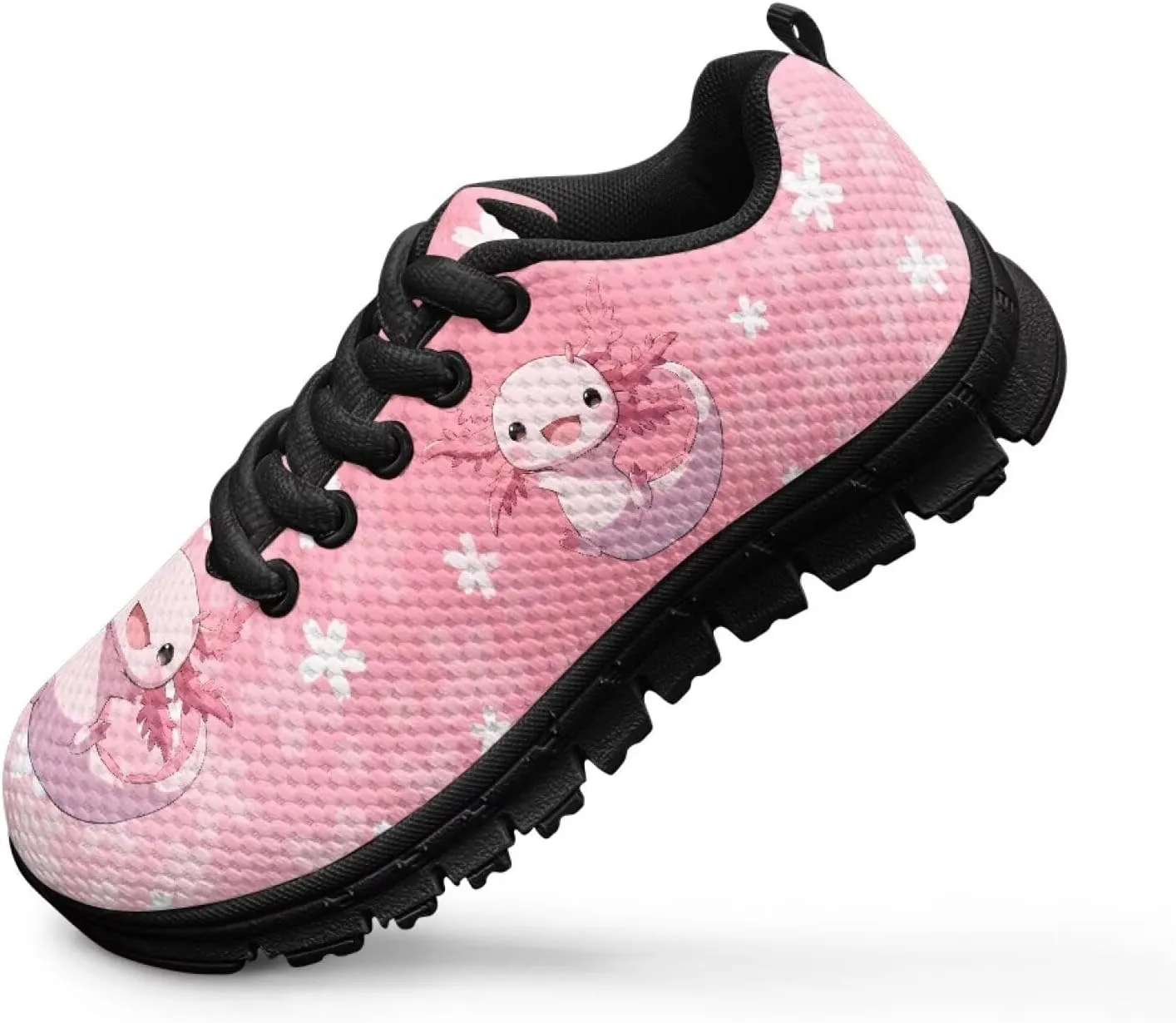 Yzaoxia Girls Tennis Shoes Athletic Running Sneakers Lace Up Mesh Sport Shoes School Gym Outdoor Footwear Size 11-Size 5