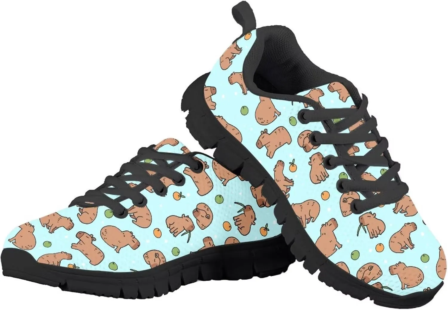 Yzaoxia Girls Tennis Shoes Athletic Running Sneakers Lace Up Mesh Sport Shoes School Gym Outdoor Footwear Size 11-Size 5
